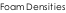 Foam Densities